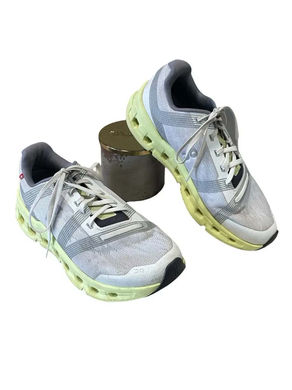 On Cloud Women's Cloudgo Running Shoes Athletic Sneaker, Size 9, Frost/Hay